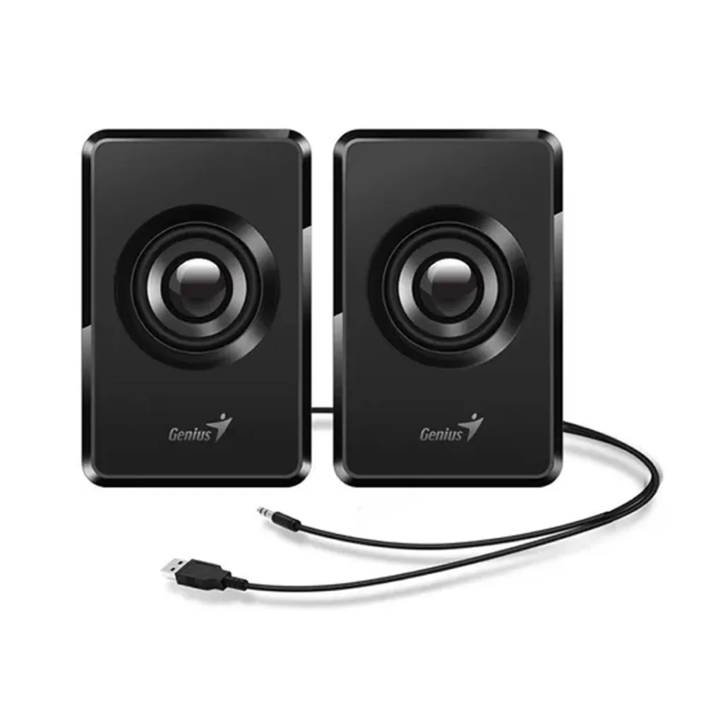 Parlante Genius SP-U125 USB Sonido Estéreo Compacto Oficina y Hogar