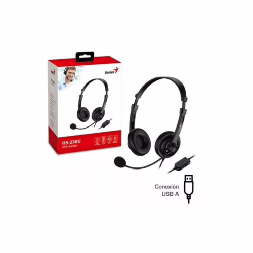 Diadema USB con Micrófono Genius HS-230U