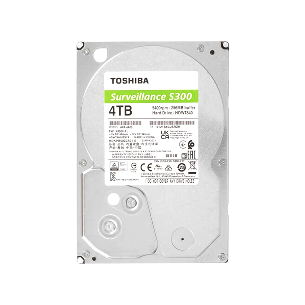 Disco Duro 4TB Toshiba CCTV – 3.5", 128MB Caché, 157MB/s