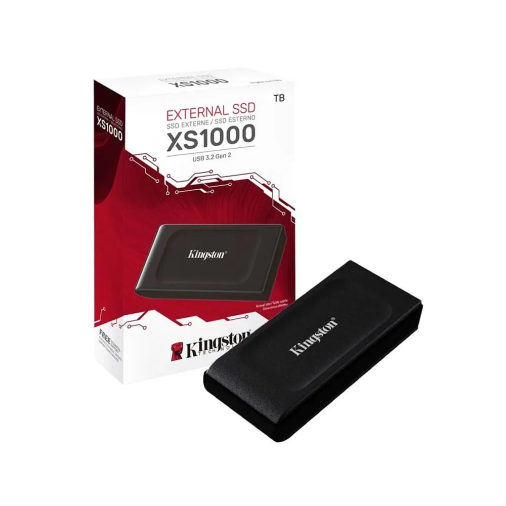 Disco Solido Externo 2TB Tipo C Kingston XS1000