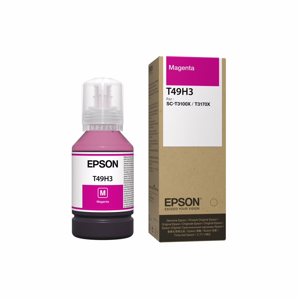 Botella EPSON T49H magenta 140ML