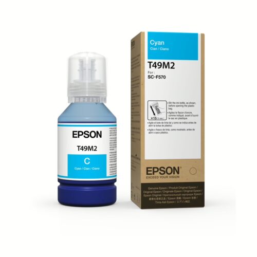 Botella EPSON T49H CYAN 140 ML