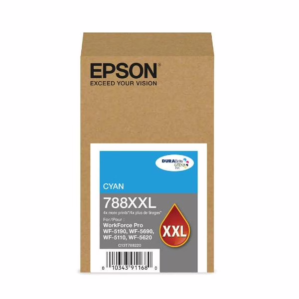 Cartucho Epson de tinta Cyan WF-6090/6590