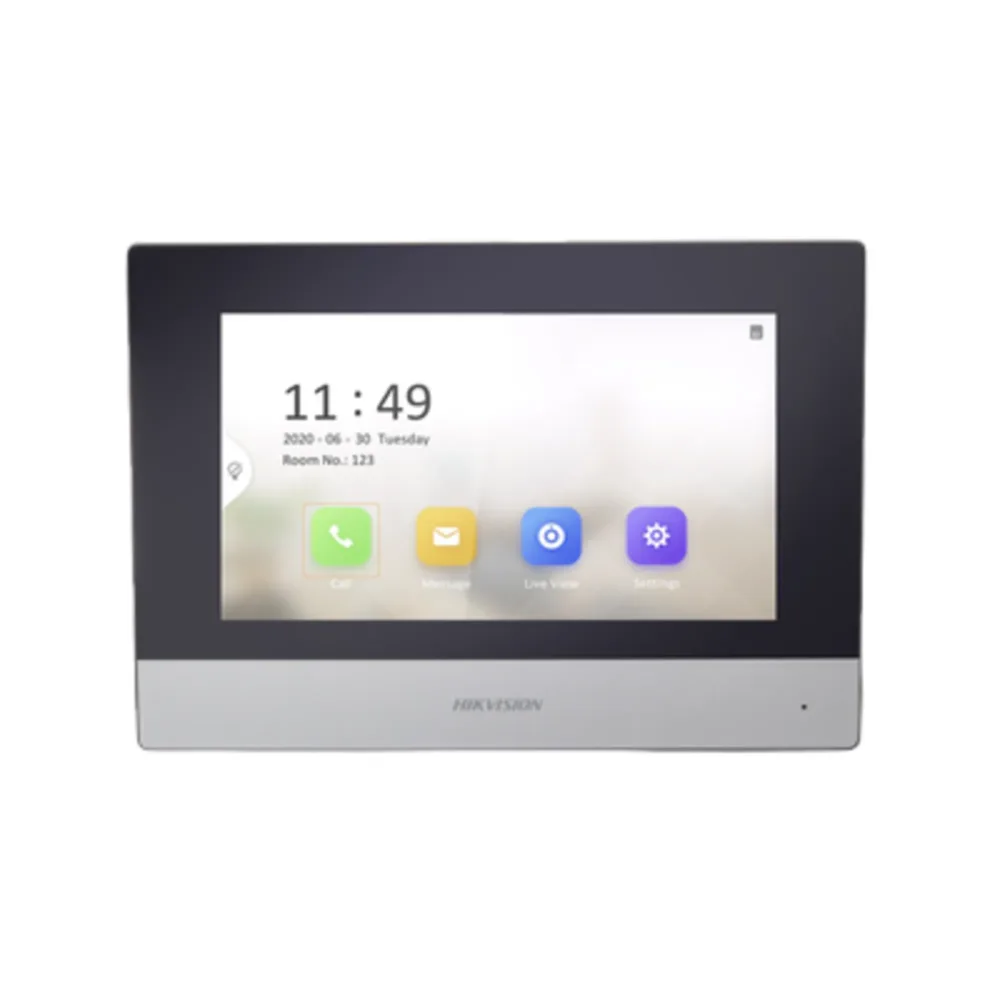 Estación Interior IP con Pantalla Táctil de 7" DS-KH6320-WTE1 Hikvision