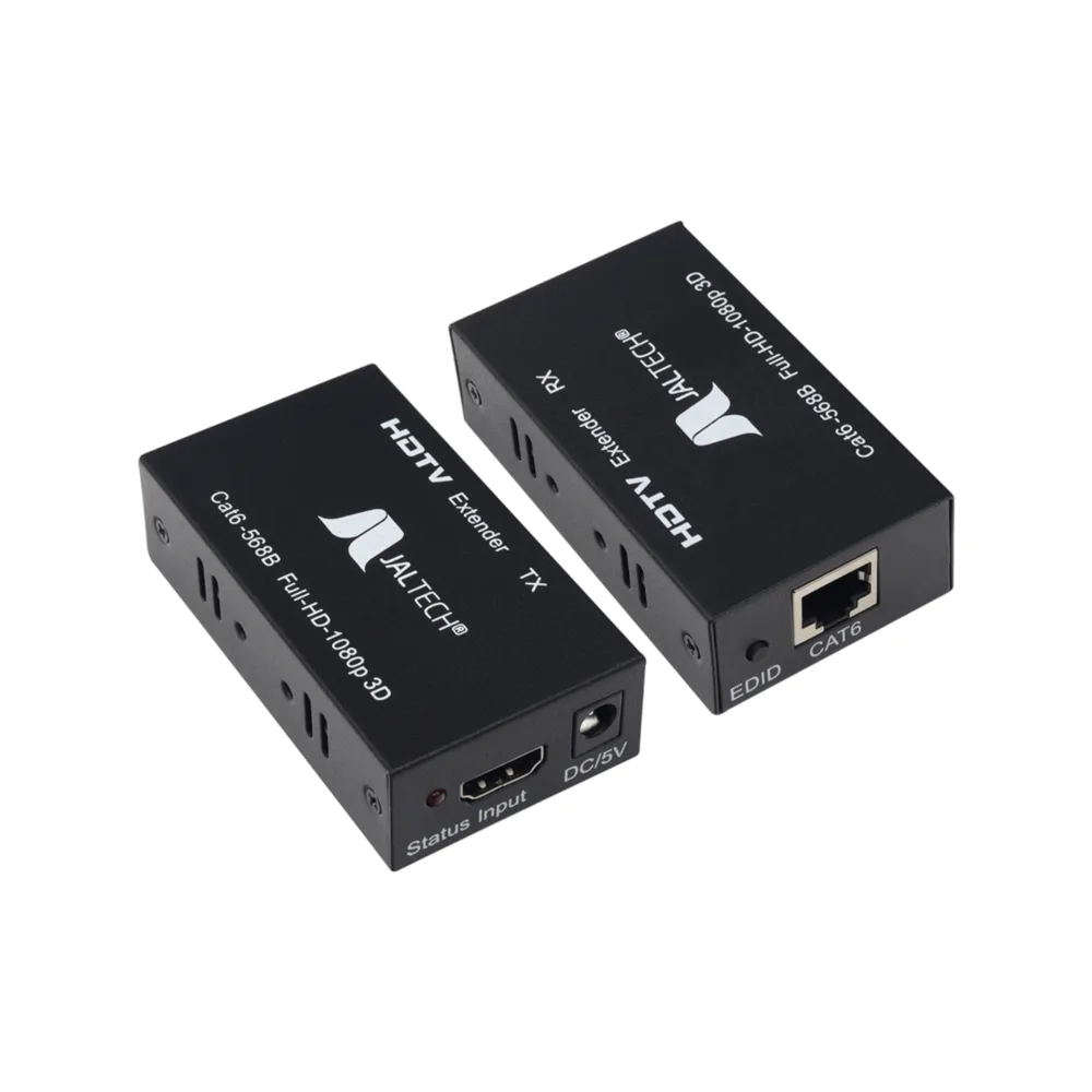 Extensor HDMI HE3 hasta 60m, Full HD 1080p, vía cable UTP Cat5e/6