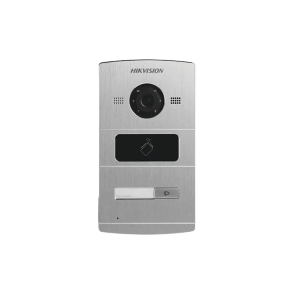 Frente de Calle IP Hikvision DS-KV8402-IM – 4 Puertos, Cámara 1.3MP, Visión Nocturna, IP65
