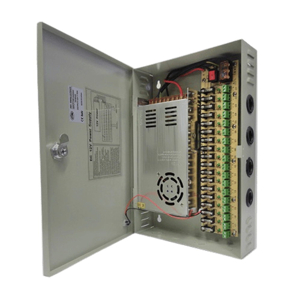 Fuente Alimentacion Centralizada 12V 30Am 18 Salidas