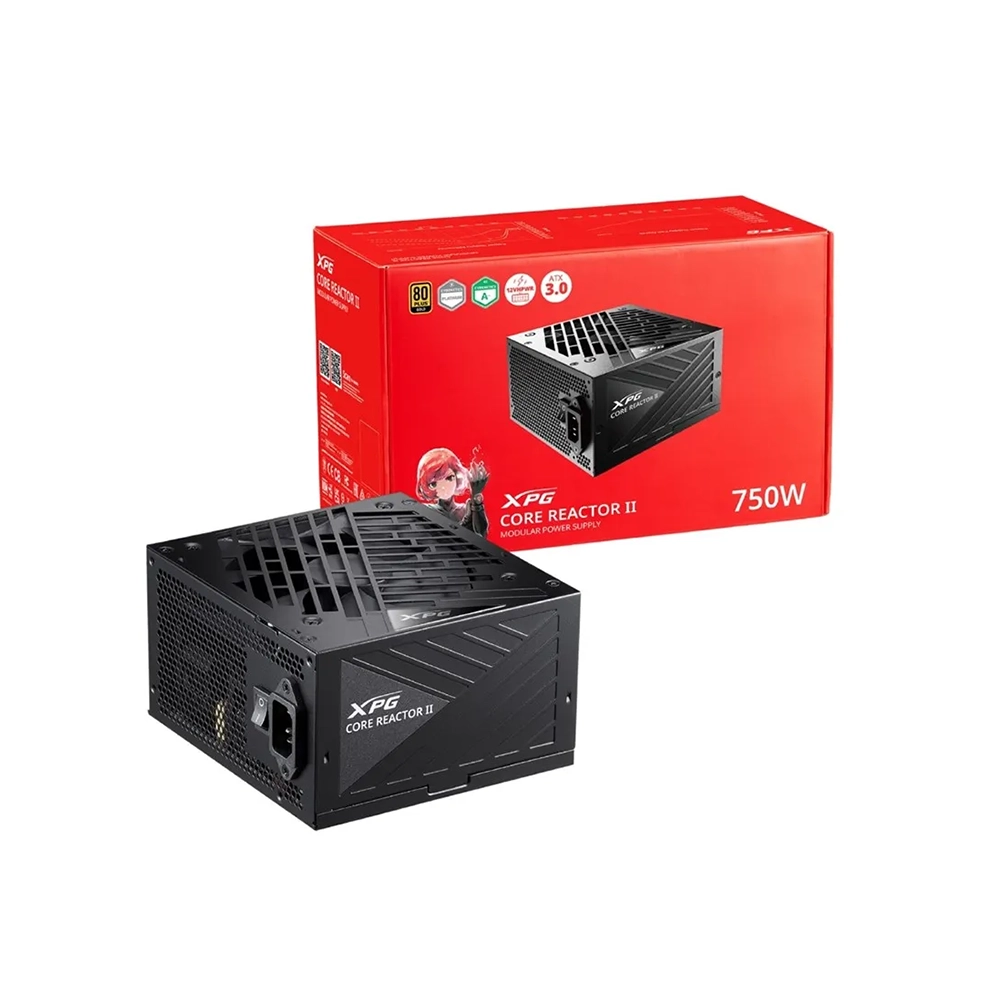 Fuente De Poder Gamer Xpg Adata 850Wat 80 Plus Gold