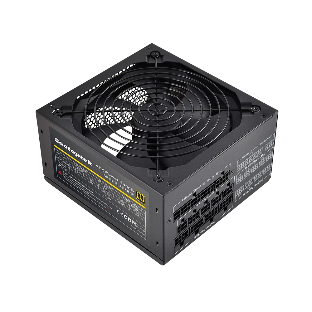 Fuente Poder Modular 850W Plus Gold Certificada ATX Gamer Silenciosa