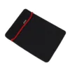 Funda reversible para laptop 15.6" BASIK TECH – Neopreno grueso, doble faz rojo/negro, protección antigolpes