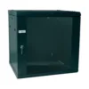 Gabinete de Pared Rack POWEST – Para Equipos de Red 5U a 11U, Puerta de Vidrio, Calibre 18