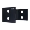 Gabinete de pared POWEST 11U 60x50 cm, rack 19", puerta de vidrio templado