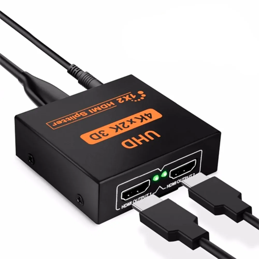 Splitter HDMI X2 4K Jaltech – Duplicación de señal en Ultra Alta Definición