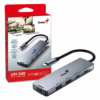 Hub Multipuerto USB 5 en 1 Genius UH-500 Gris Oscuro