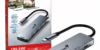 Hub Multipuerto USB 5 en 1 Genius UH-500 Gris Oscuro
