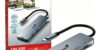 Hub Multipuerto USB 5 en 1 Genius UH-500 Gris Oscuro