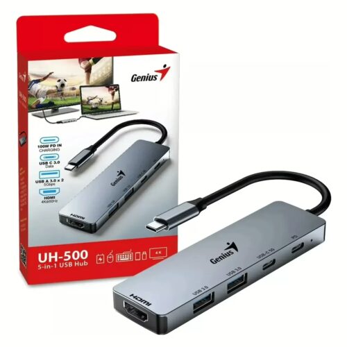 Hub Genius Multipuerto USB 5 en 1