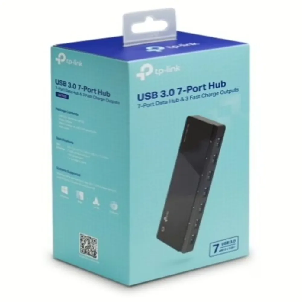 Hub USB TP-Link UH700 – 7 Puertos USB 3.0, Alta velocidad 5 Gbps, Plug & Play