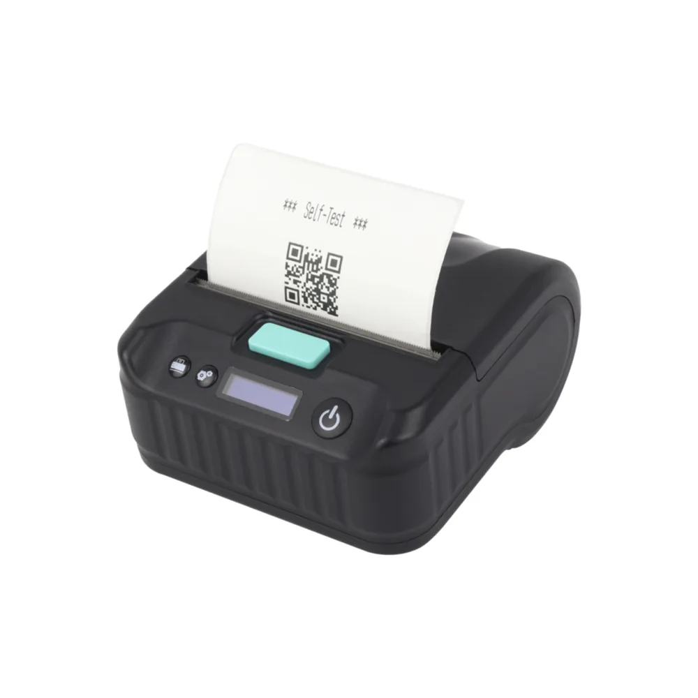 Impresora Móvil Jaltech 3 en 1 80mm – Bluetooth + USB Tipo C, Facturas, Códigos y Etiquetas