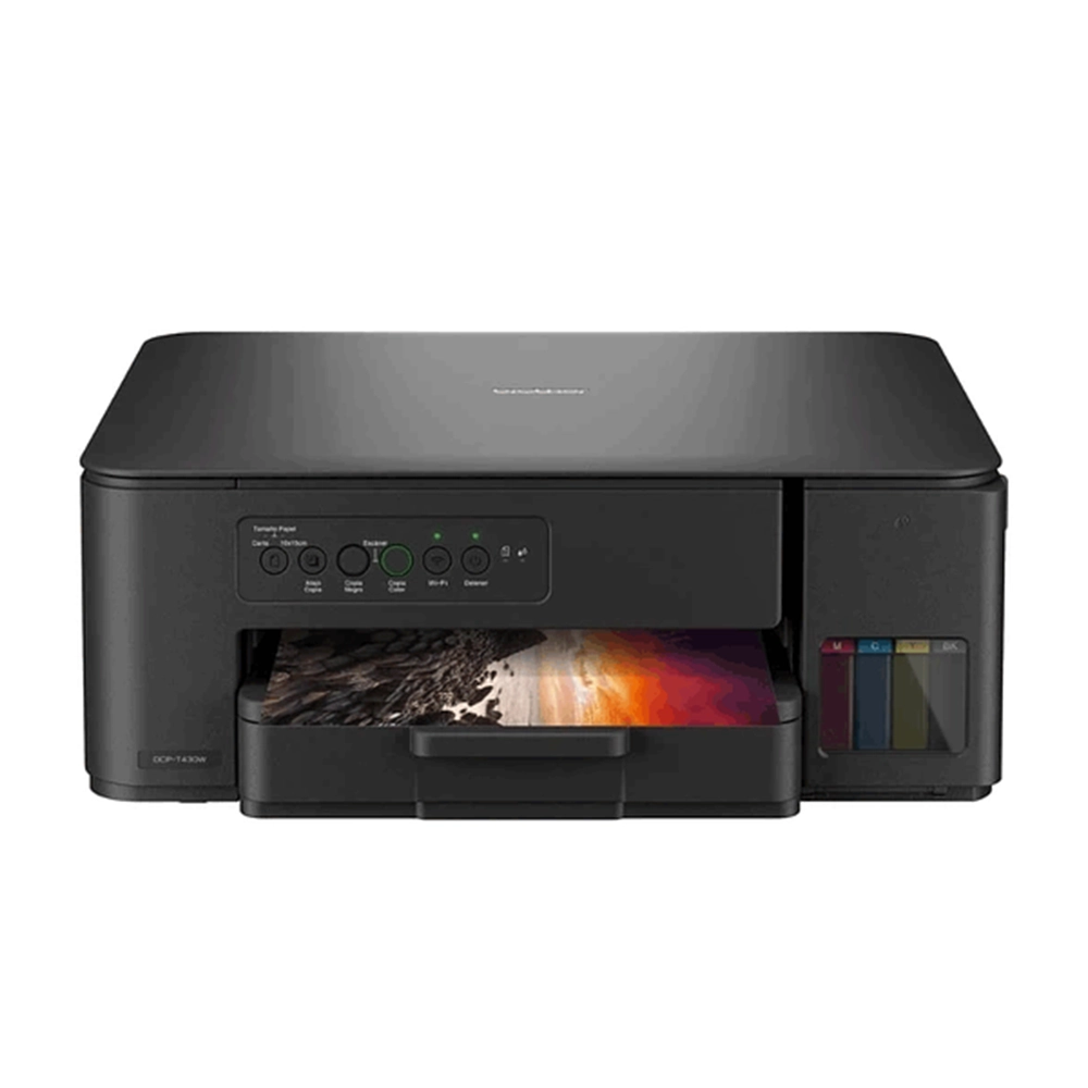 Impresora Multifuncional Brother DCP-T430W con Sistema Continuo y WiFi