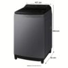 Lavadora Samsung WA19CG6441BD, 19 KG, EcoBubble