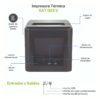 Impresora POS Térmica SAT Q22UB, USB Bluetooth, 80mm, Corte Automático 230mm/s