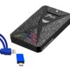 Caja Externa para Disco Duro 2.5" JHDD-004 Gamer RGB Type-C y USB 3.0
