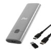 Caja para SSD M.2 NVMe y SATA – Aluminio, Ultra velocidad 10 GB/s, USB 3.1 Gen 2