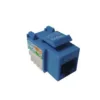 Jack CAT 5E UTP Azul Alta Velocidad Red Conexión Segura