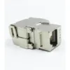 Jack Cat 6A UTP Negro Alta Velocidad Redes Voz/Datos