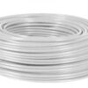 Cable UTP Cat6 Interior 100 m – CCA, Hilo Mensajero, Color Blanco, Ideal para CCTV