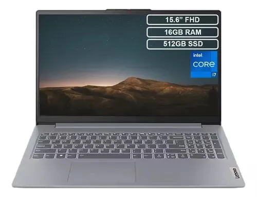 Laptop Lenovo 15.6" Intel Core i7, 16GB RAM, 512GB SSD, FreeDOS