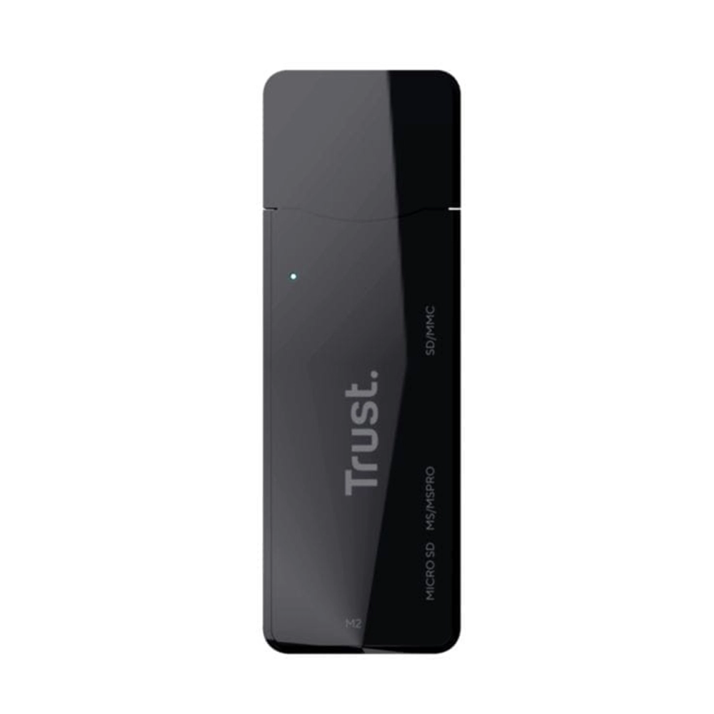 Lector de tarjetas Trust Nanga USB 3.2 Gen1 Negro