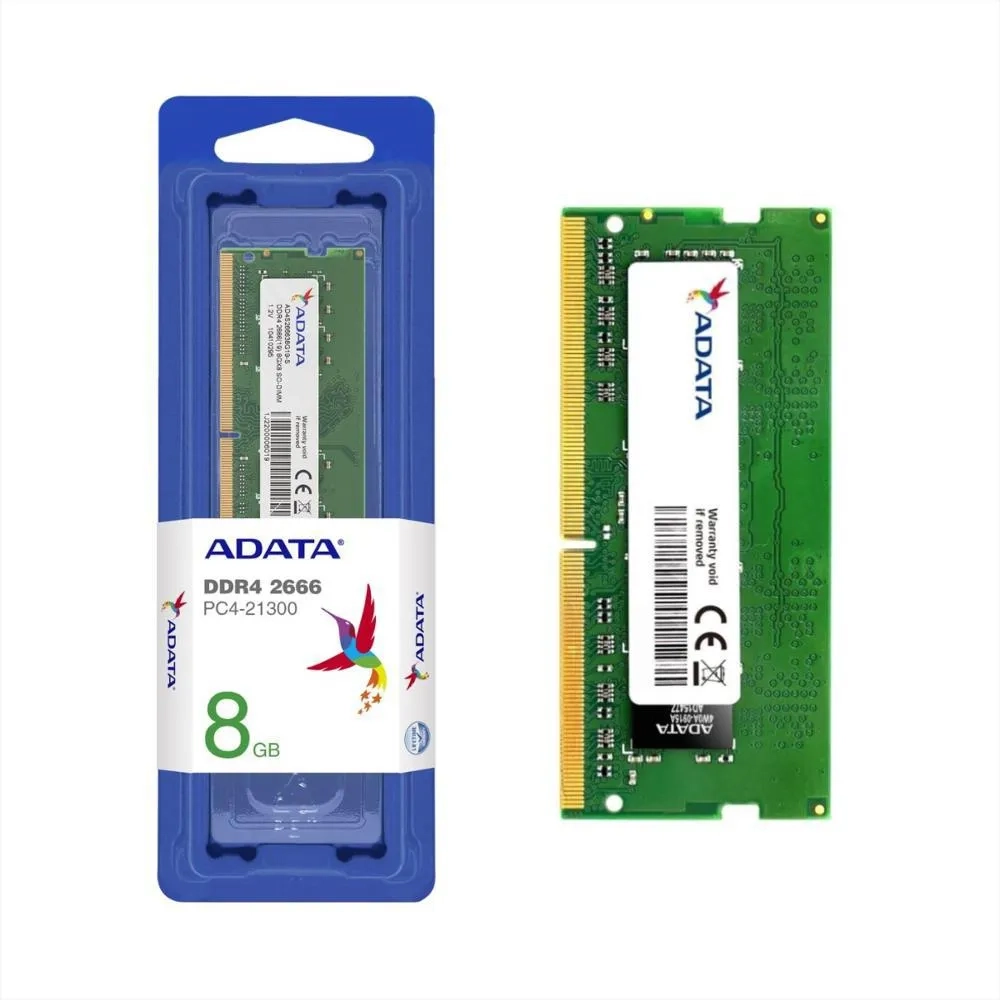 Memoria DDR4 8GB Adata 2666MHz Alto Rendimiento Portátil
