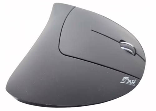 Mouse Ergonomico Recargable Negro J&R