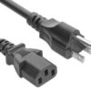 Cable de Poder para PC o Monitor 1.5 Metros – Conector de Corriente, Cobre, PVC