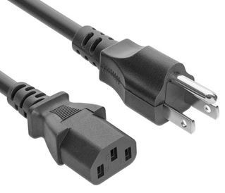 Cable de Poder para PC o Monitor 1.5 Metros – Conector de Corriente, Cobre, PVC