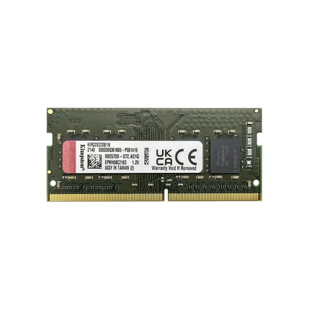 Memoria RAM DDR4 Kingston 16GB 3200MHz Portátil Alto Rendimiento