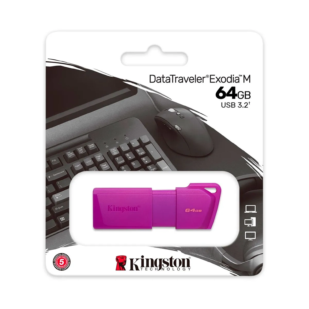 Memoria Usb 64 Gb Kingston Morada 3.2
