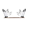 Mesa Cama Para Laptop 50cm Madera Laminada Portavaso y Holder Tablet