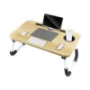 Mesa Cama Para Laptop 50cm Madera Laminada Portavaso y Holder Tablet