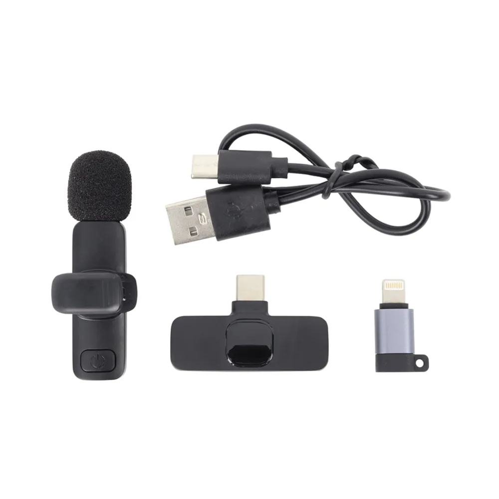 Micrófono K8i Inalámbrico Para iPhone y Tipo C Sonido Profesional