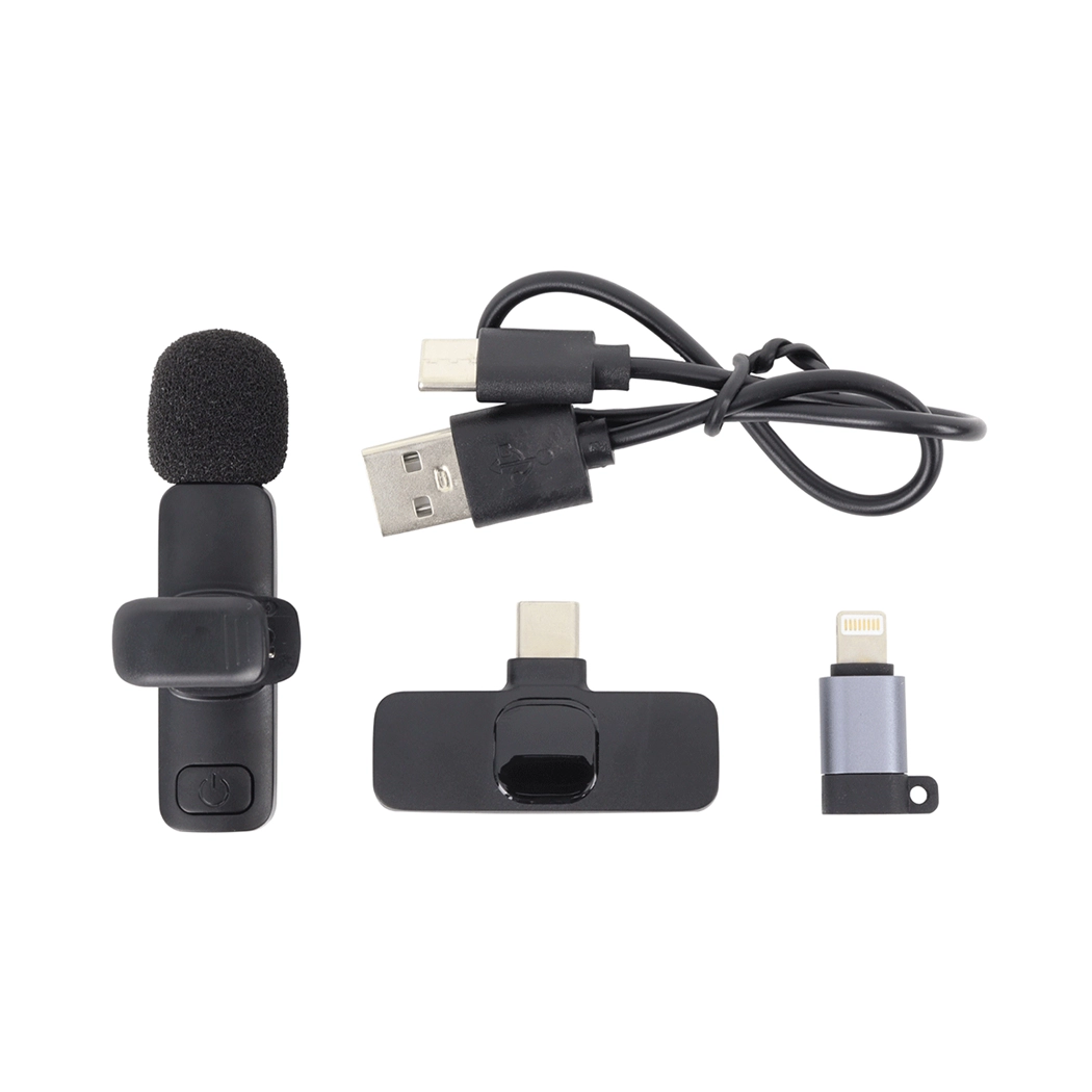 Micrófono K8i Inalámbrico Para iPhone y Tipo C Sonido Profesional