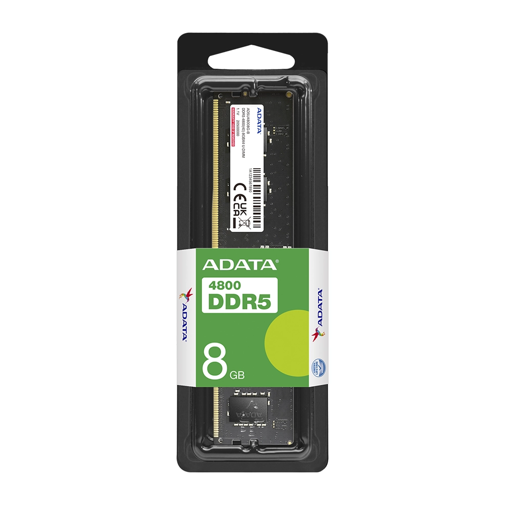 Módulo de Memoria DDR5 4800MHz U-DIMM 8GB ECC PMIC Bajo Consumo