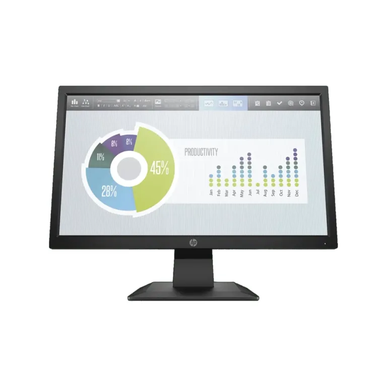 Monitor HP 19.5'' P204v Pantalla LED Antirreflejo Ajustable Oficina