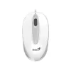 Mouse Dx-Mini Genius USB Blanco – Compacto, con Retroiluminación RGB