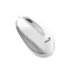 Mouse Dx-Mini Genius USB Blanco – Compacto, con Retroiluminación RGB