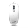 Mouse Genius USB DX-110 Blanco | Ambidiestro, Cómodo y Preciso