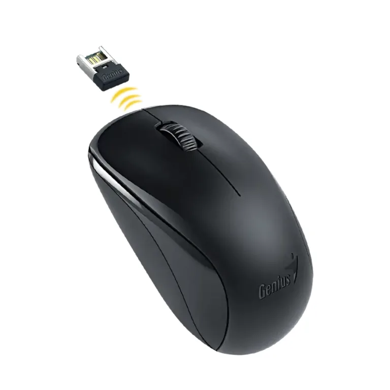 Mouse Inalámbrico Genius NX-7000 Negro Sensor BlueEye 1200DPI