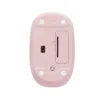 Mouse Inalámbrico M196 BT Rosa Pink Compacto Bluetooth Moderno